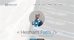 Desktop Screenshot of heshamfathi.com