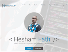 Tablet Screenshot of heshamfathi.com